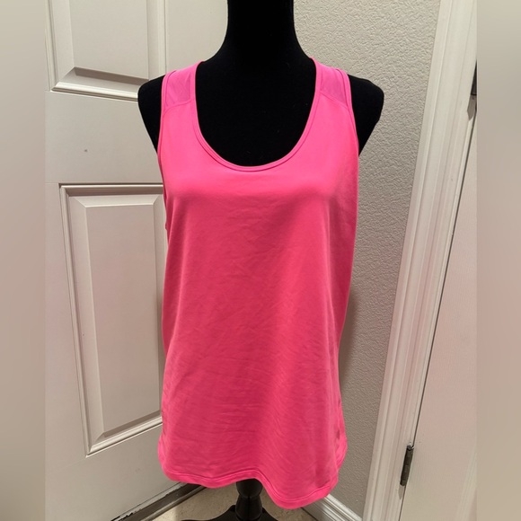 Athleta Vibrant Pink Tank Top racer back size xl - Picture 2 of 3